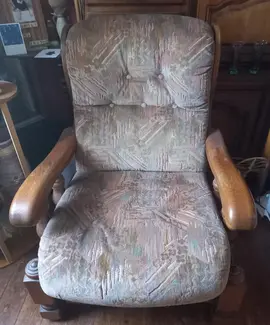 fauteuil assise velours