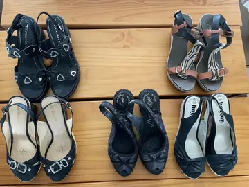 Chaussures cuir ou tissu T39