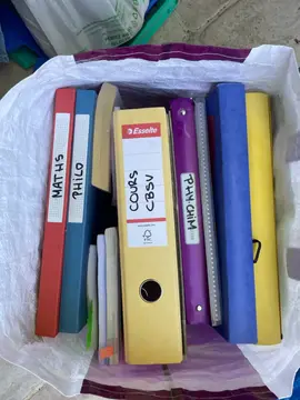 lot de classeurs