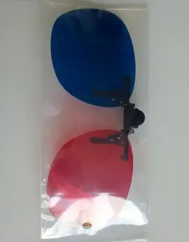 Lunettes 3D à clipser pour exercices amblyopie