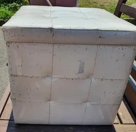 pouf en cube