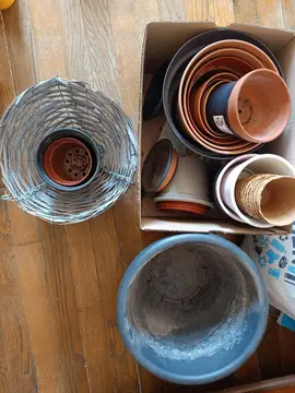 lots de pots et cache-pots