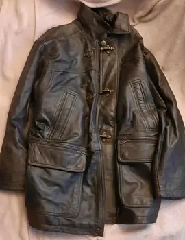 veste 3/4 cuir homme