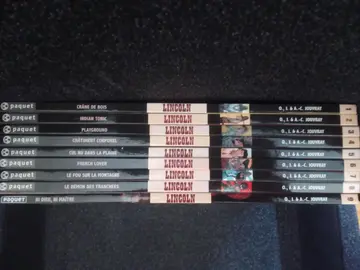 Bande dessinée Lincoln tomes 1 à 9