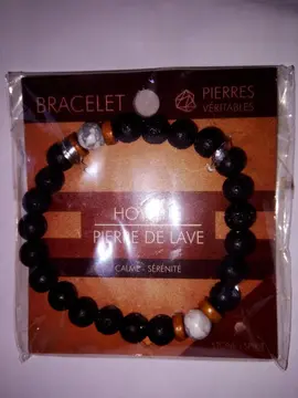 Bracelet Pierre de Lave