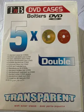 lot de 5 boîtiers DVD