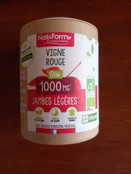 Complément alimentaire vigne rouge