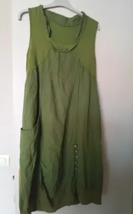 robe Lin et coton. 42
