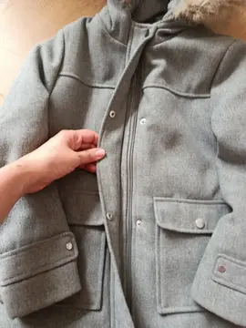 Manteau d'hiver gris Taille 10 ans