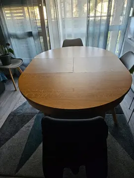 Table ovale bois