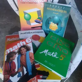 Lot de livres de mathématiques