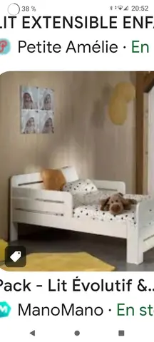lit évolutif enfant bleu