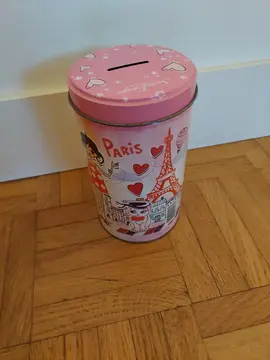 Boîte métallique tirelire