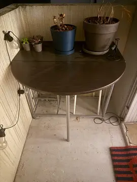 Table bois extensible