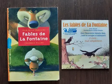 Lot Livre et CD Fables de la Fontaine