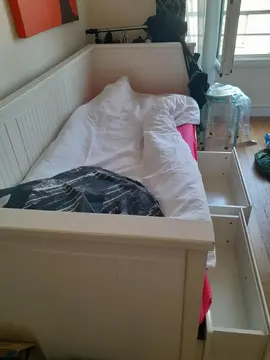 lit 1 place convertible 2 modèle Hemnes ikea