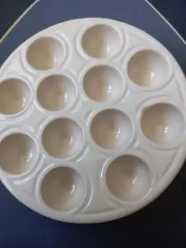 1 plateau à escargots