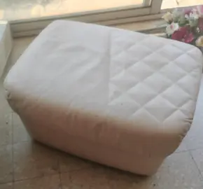 pouf cuir