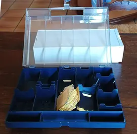 matériel de rangement de diapositives