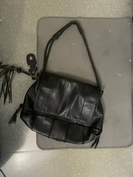 sac en cuir noir