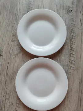 2 assiettes plates fines