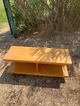 meuble bas de rangement sur roulettes