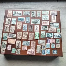 donne timbres collection francais 1lot 1envoie