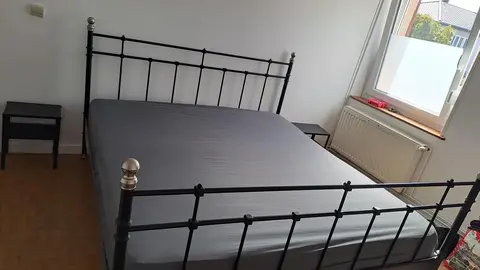 lit métal fer forgé noir ikea 180x200