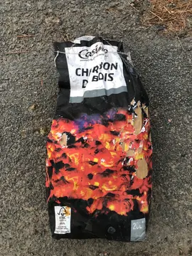 sac charbon bois - 20 litres