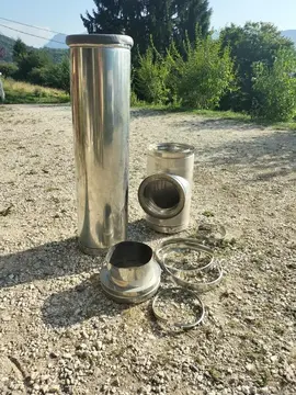 bricolage, cheminée, tubage