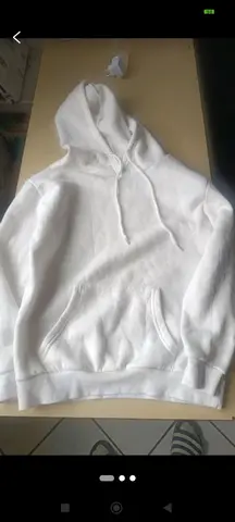 Pull blanc taille XS/S unisex