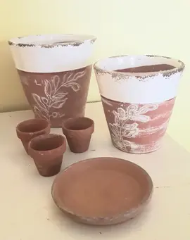 Donne lot pots de jardin