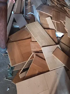 parquet démonté