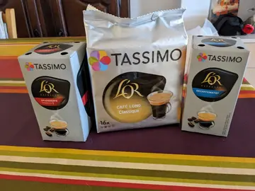 dosettes café Tassimo