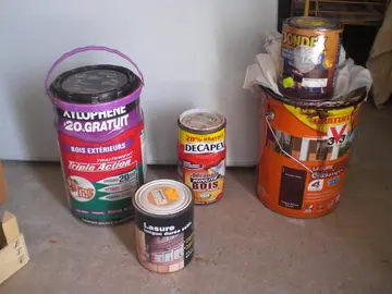 Différents produits extérieurs