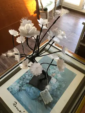 déco fleurs qui s’allument avec des piles