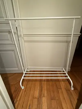 portant ikea blanc - peu servi