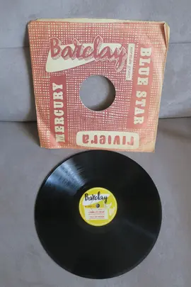 Disque 78 T. « L’homme et l’enfant » Eddie et Tania Constantine 1955