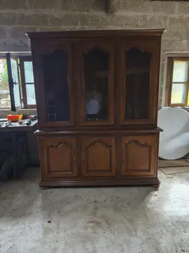 table + vaisselier en bois