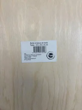 Boite en bois