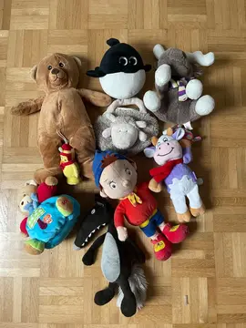 lot de peluches