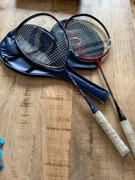2 raquettes badminton