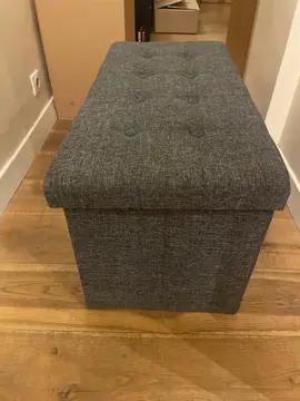 Banquette de rangement pliable