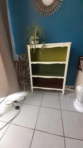 Meuble blanc 3 étagères