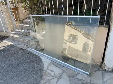 Paroie de douche en verre 200cm x 110cm