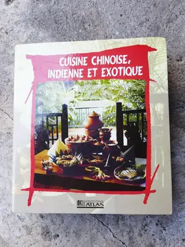 1 grand classeur de fiches de cuisine exotique et asiatique