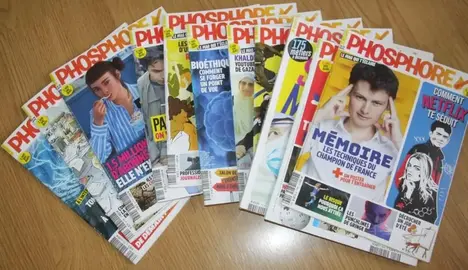 Lot magazines Phosphore