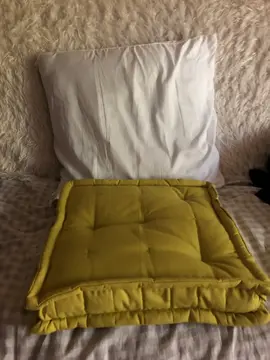 1 oreiller et 1 coussin épais