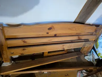 lit en bois 140