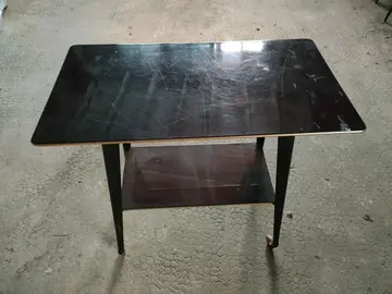 Table / déserte sur roulettes formica